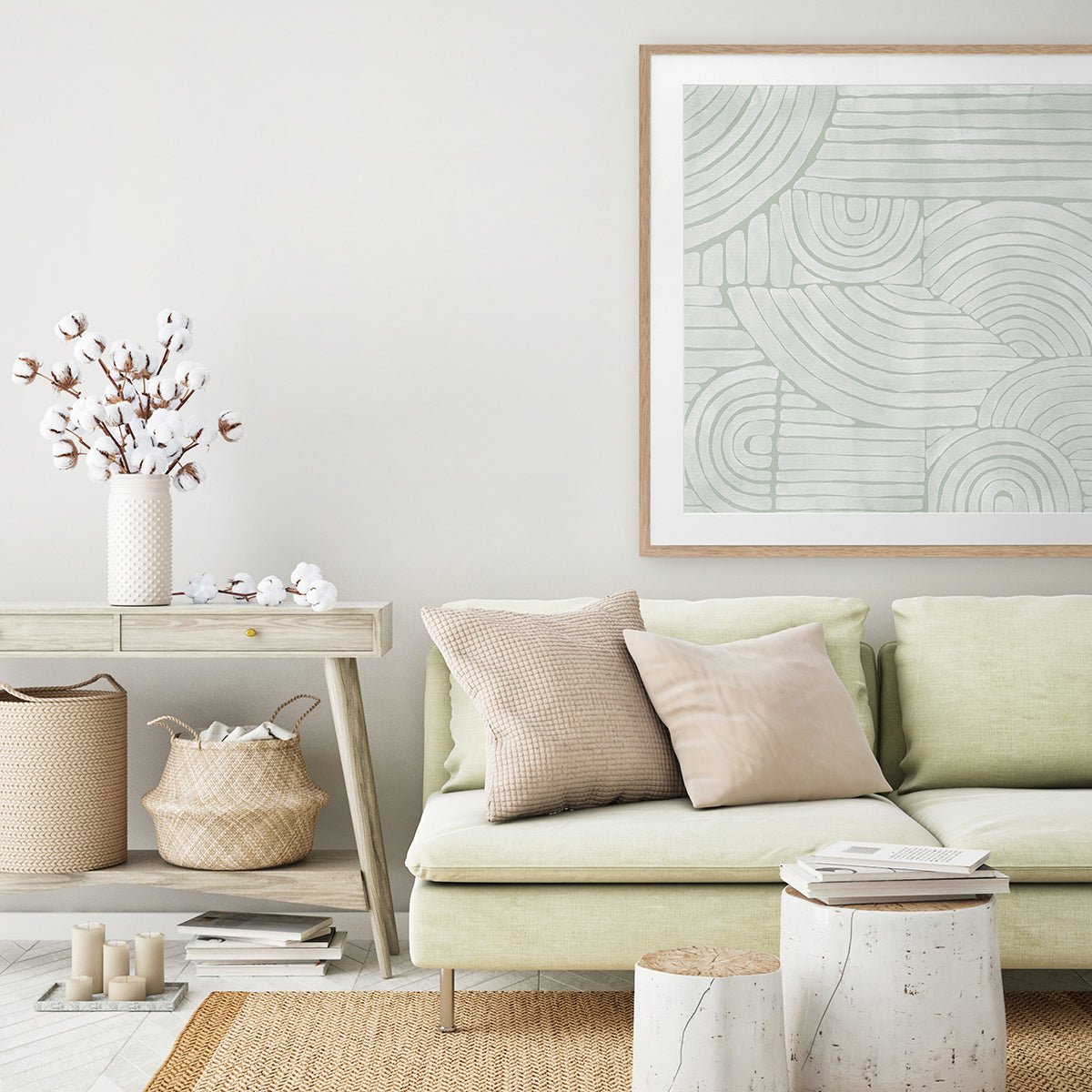 Mazy Thoughts III Art Print