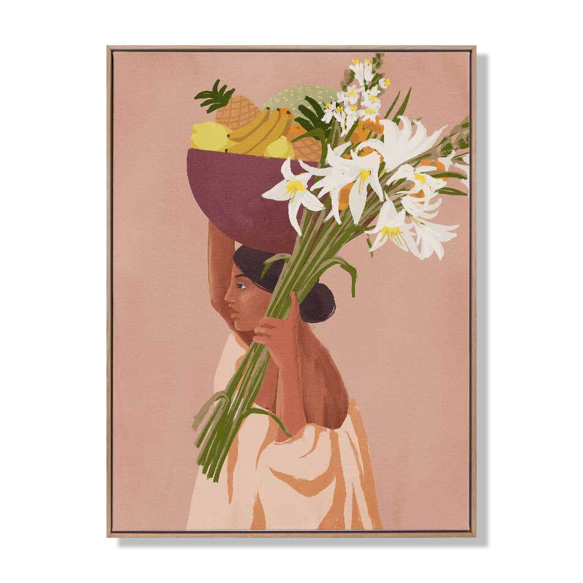 Mercado Del Sol Portrait Art Print
