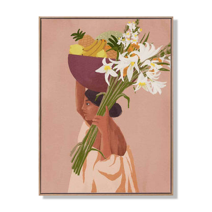 Mercado Del Sol Portrait Art Print