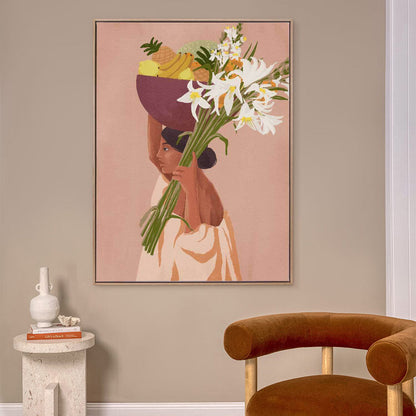 Mercado Del Sol Portrait Art Print