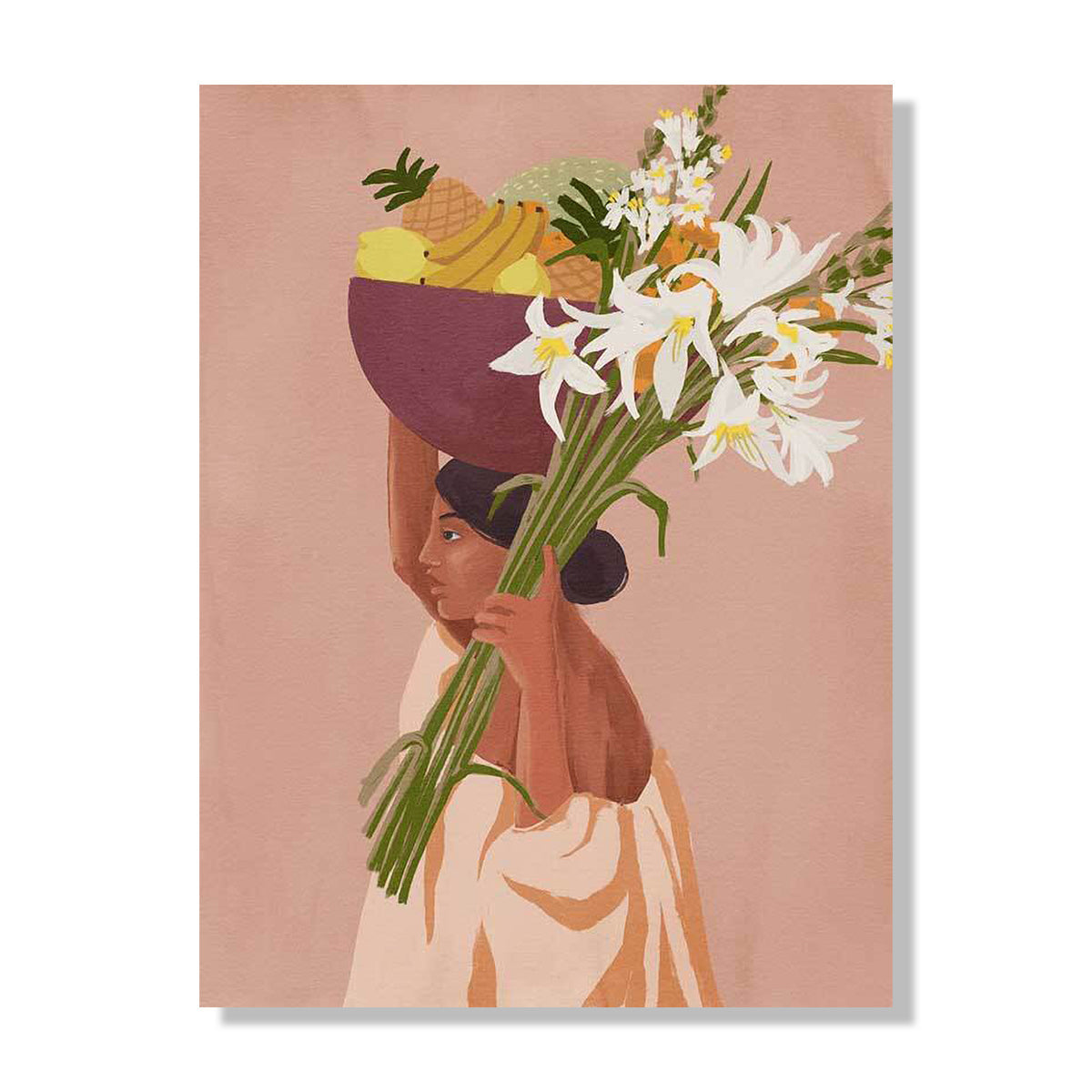 Mercado Del Sol Portrait Art Print