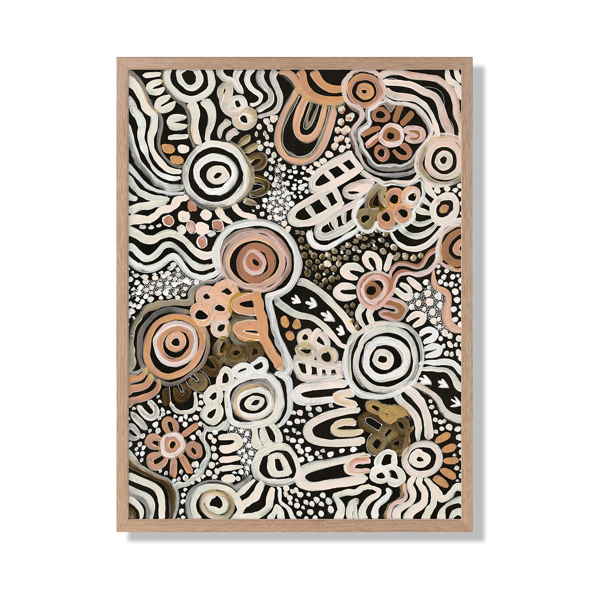 My Country Portrait Art Print