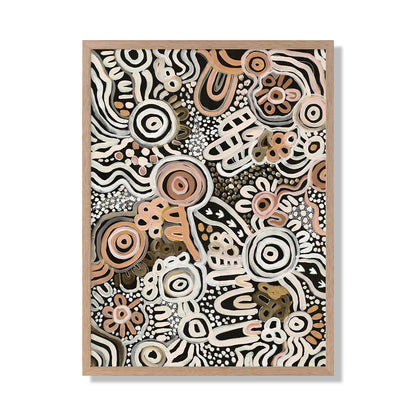 My Country Portrait Art Print