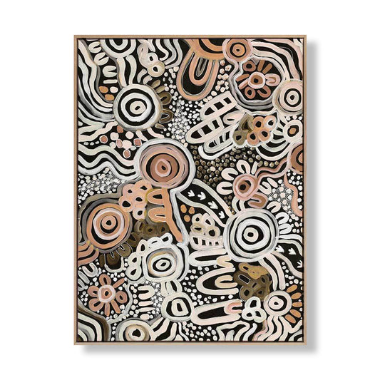 My Country Portrait Art Print