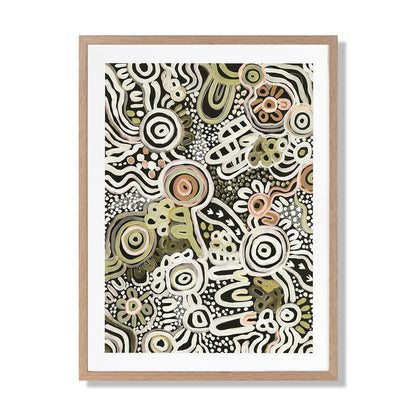 My Country Portrait Art Print