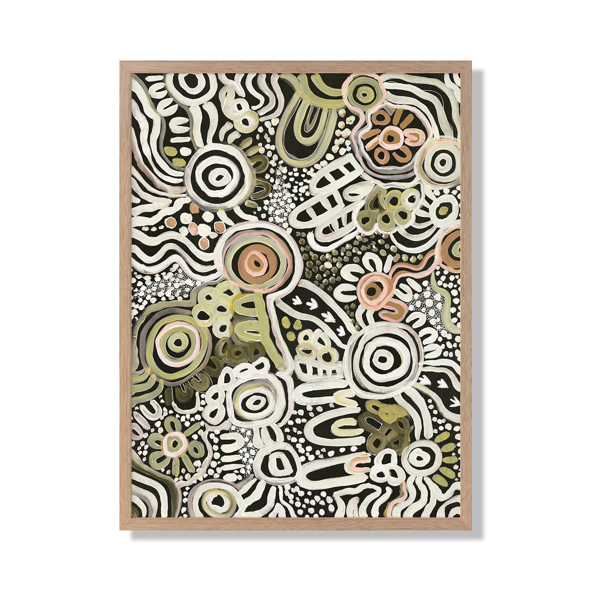 My Country Portrait Art Print