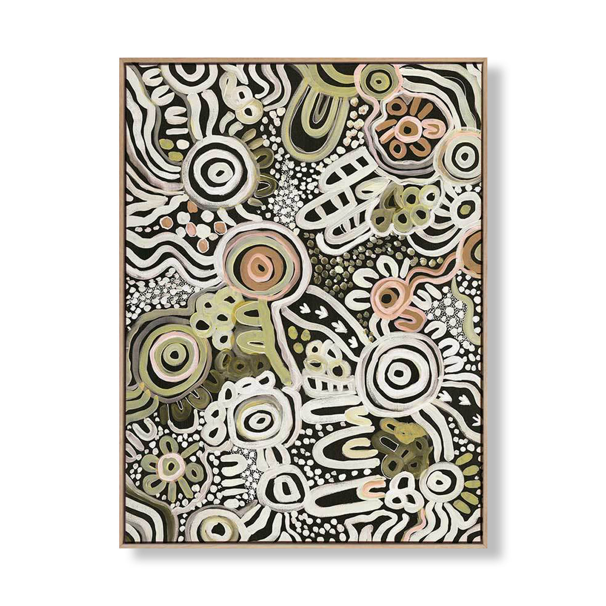 My Country Portrait Art Print