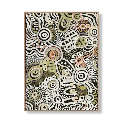 My Country Portrait Art Print