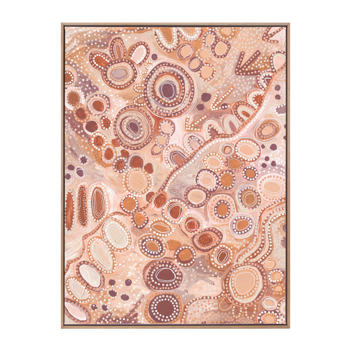 Ngu-Nha Warm Neutral Portrait Art Print