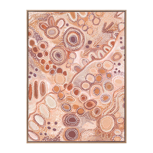 Ngu-Nha Warm Neutral Portrait Art Print