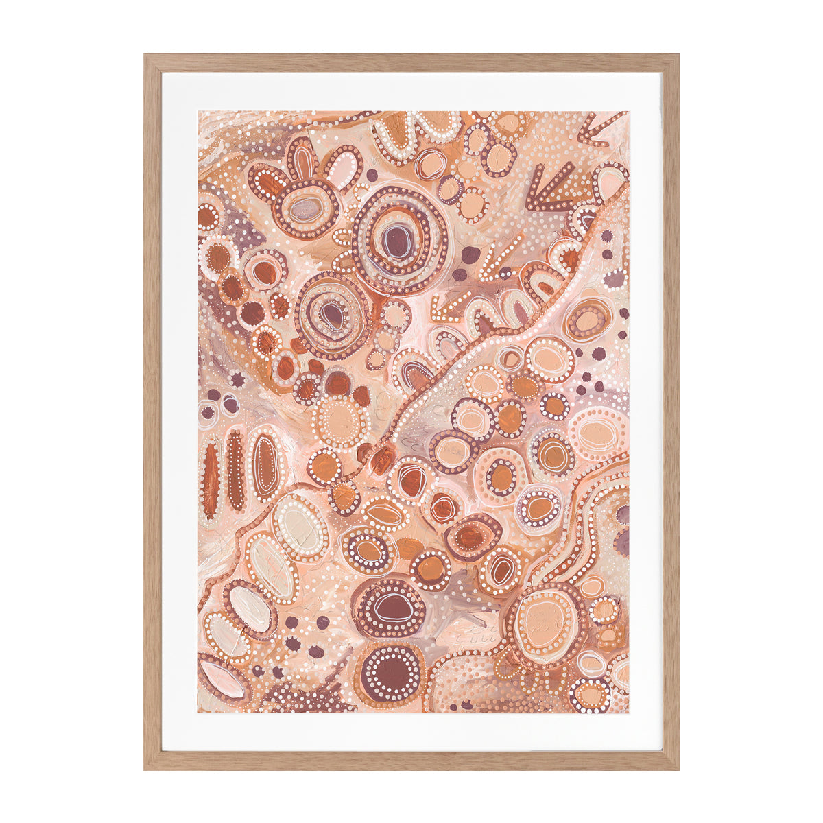 Ngu-Nha Warm Neutral Portrait Art Print