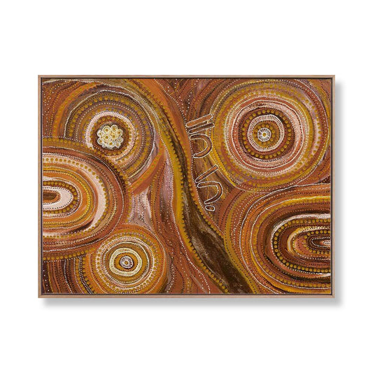 Ngurrbul Dark Landscape Art Print