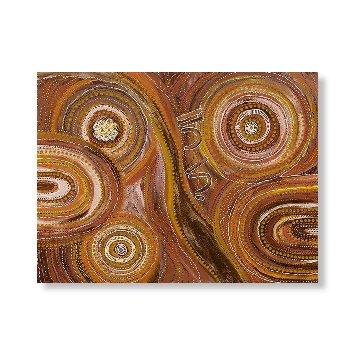 Ngurrbul Dark Landscape Art Print