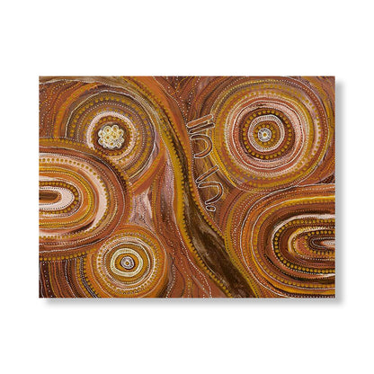 Ngurrbul Dark Landscape Art Print