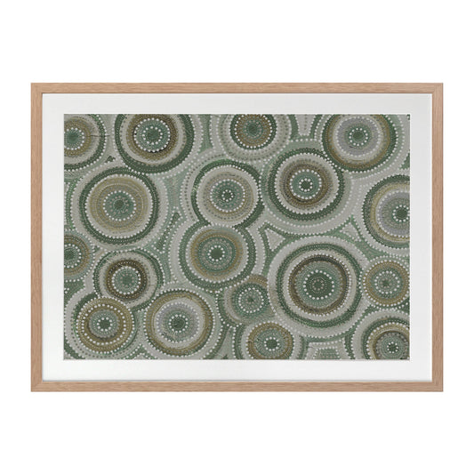 Nirrangi ll Green Landscape Art Print