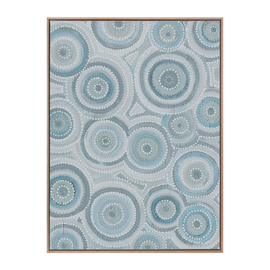 Nirrangi ll Light Blue Portrait Art Print