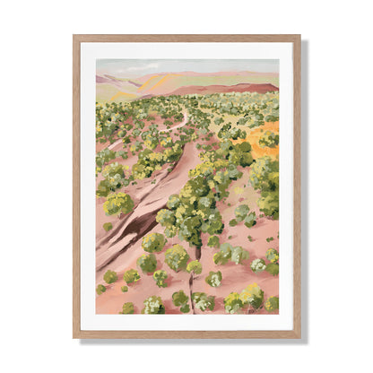 Over The Hill Portrait Art Print