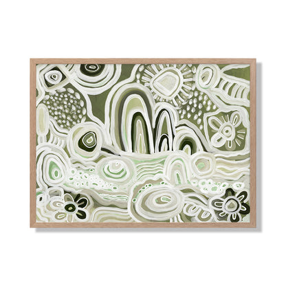 River Country Landscape Art Print