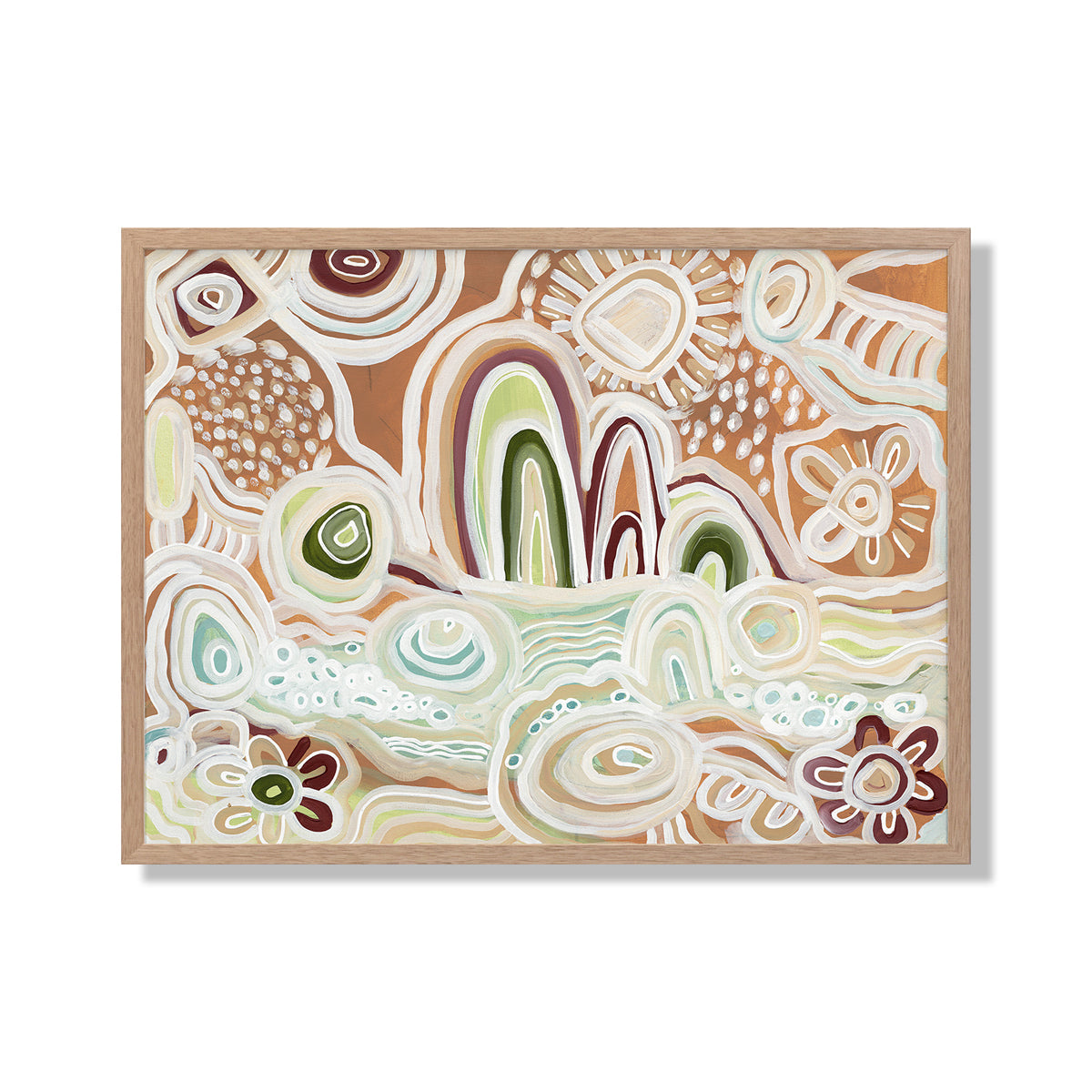 River Country Landscape Art Print