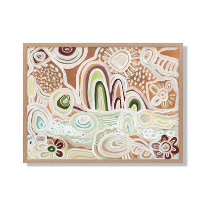 River Country Landscape Art Print