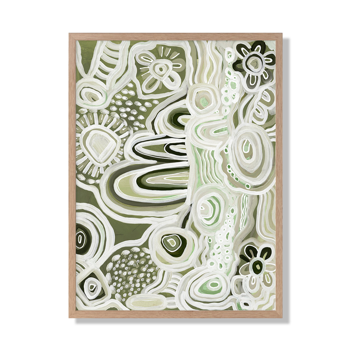 River Country Portrait Art Print