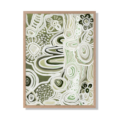 River Country Portrait Art Print