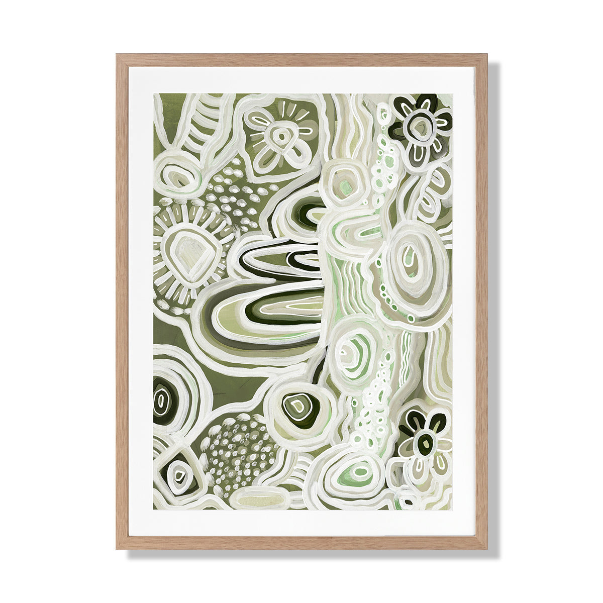 River Country Portrait Art Print