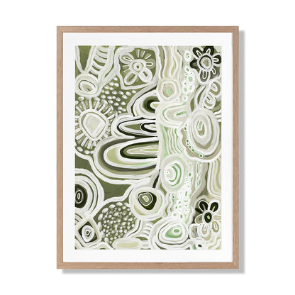 River Country Portrait Art Print