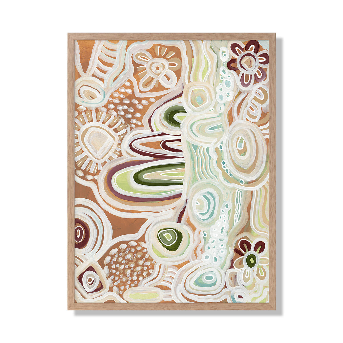 River Country Portrait Art Print