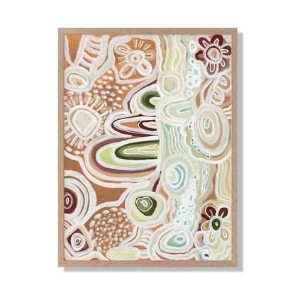 River Country Portrait Art Print