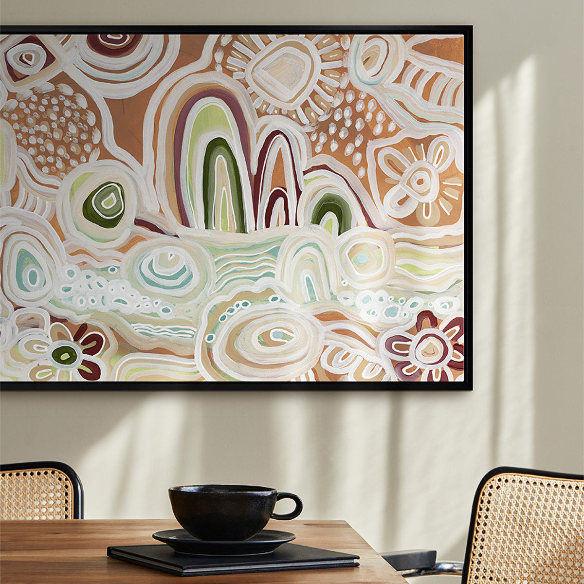 River Country Landscape Art Print