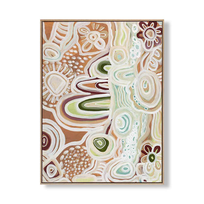 River Country Portrait Art Print