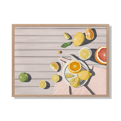 Summer Slice Landscape Art Print