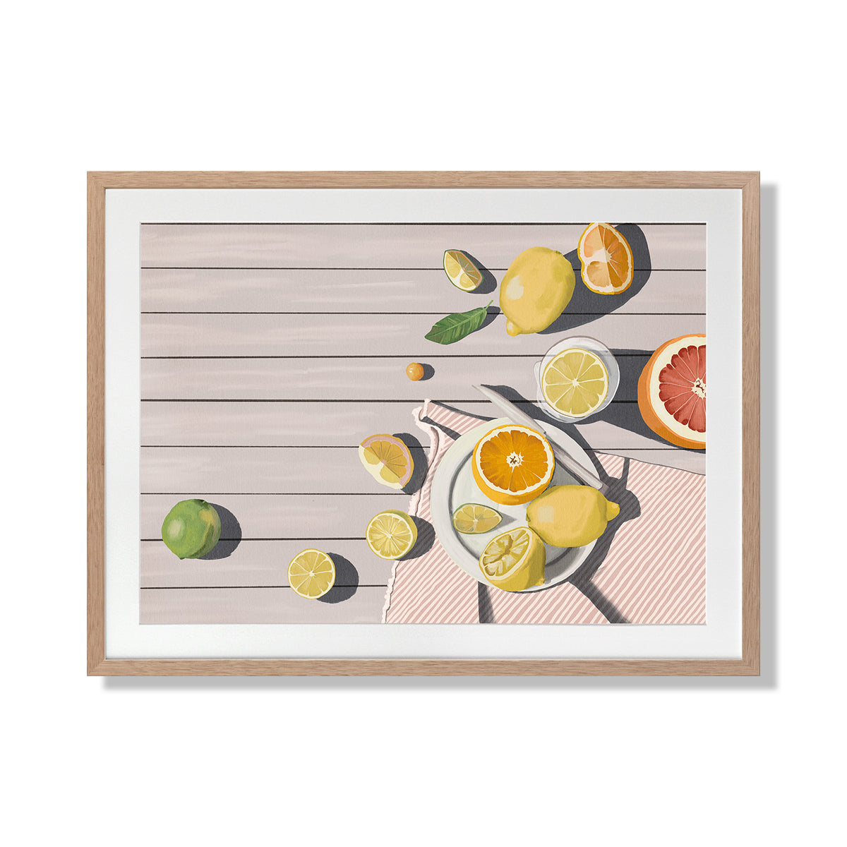 Summer Slice Landscape Art Print