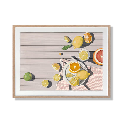 Summer Slice Landscape Art Print