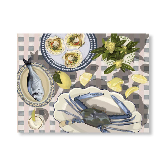 Sunset Feast Landscape Art Print