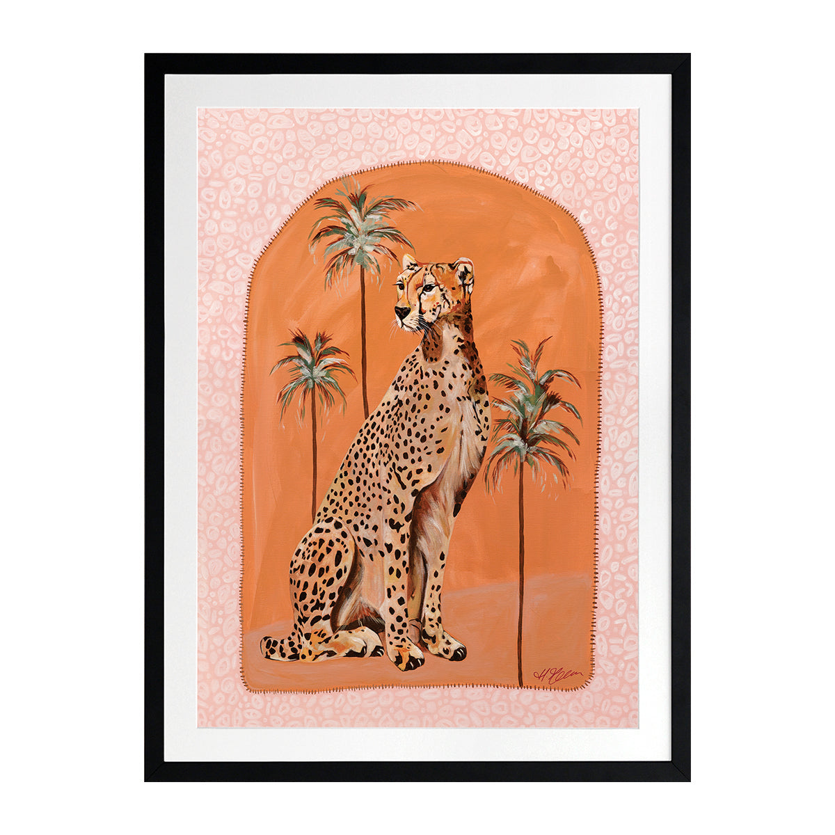 Thinking Of You Portrait Art Print