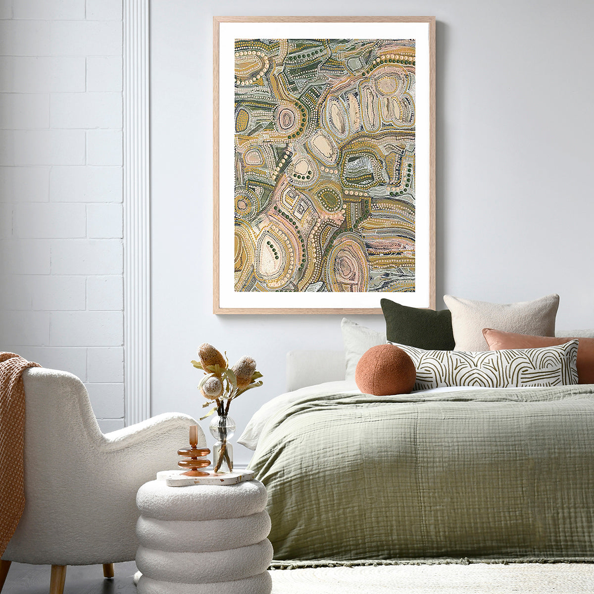 Wiraywinhangin Marramarra Portrait Art Print