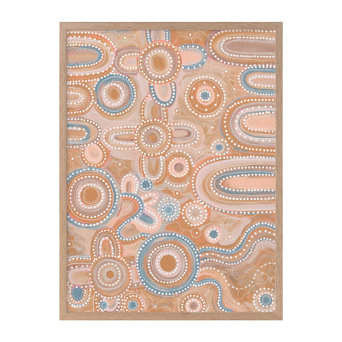 Yinaagang Blush Pink Portrait Art Print