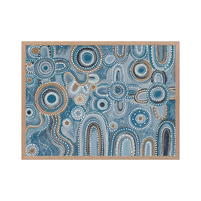 Yinaagang Blue Landscape Art Print