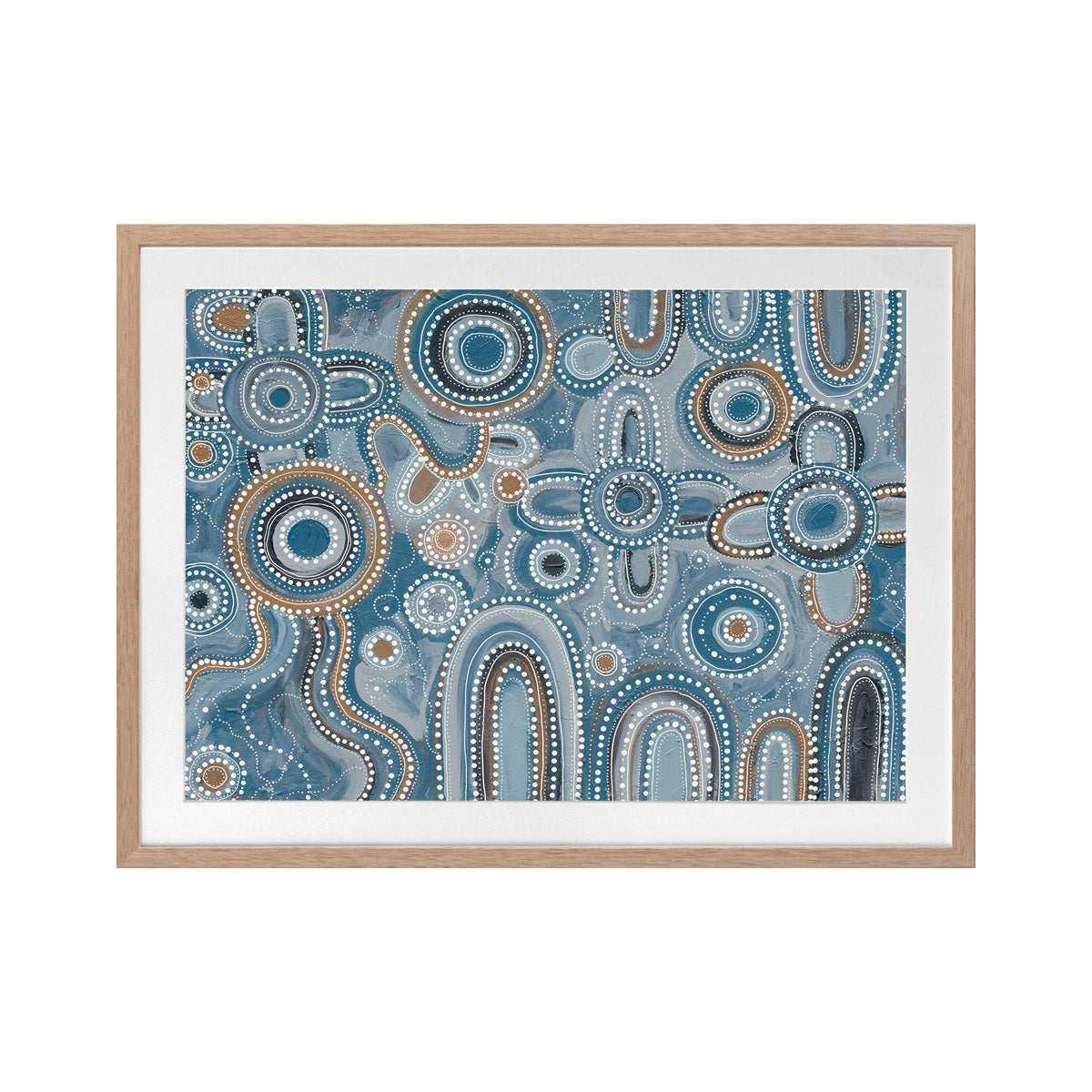 Yinaagang Blue Landscape Art Print