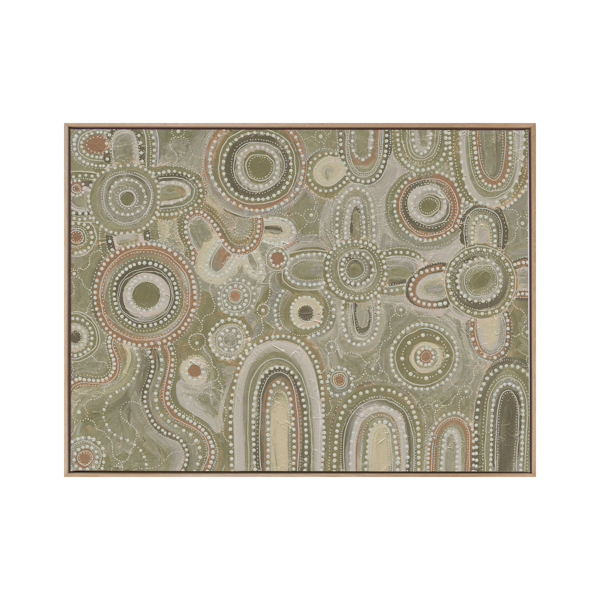 Yinaagang Green Landscape Art Print