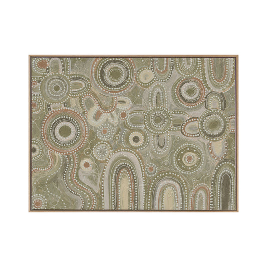 Yinaagang Green Landscape Art Print