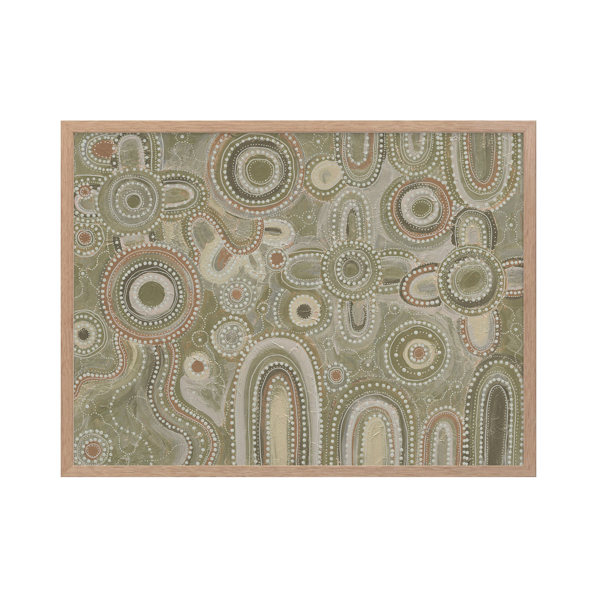 Yinaagang Green Landscape Art Print