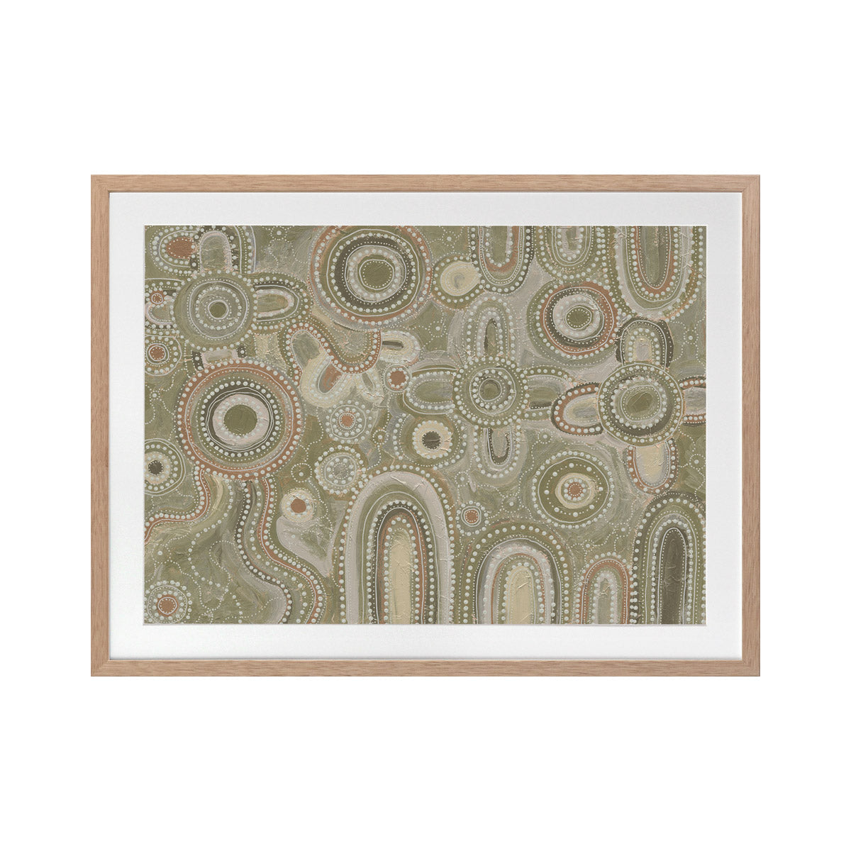 Yinaagang Green Landscape Art Print