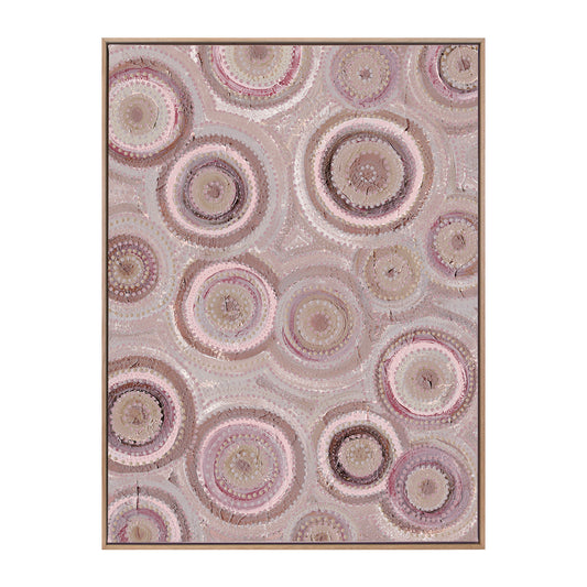 Nirrangi ll Purple Portrait Art Print