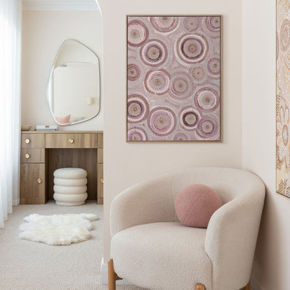 Nirrangi ll Purple Portrait Art Print