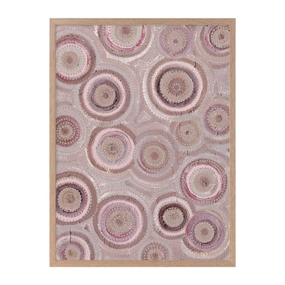 Nirrangi ll Purple Portrait Art Print