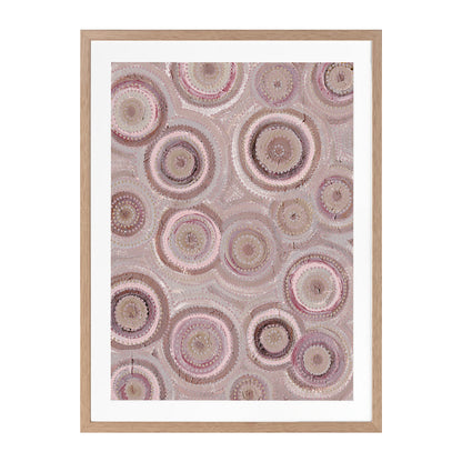 Nirrangi ll Purple Portrait Art Print