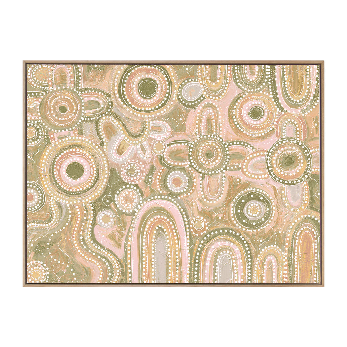 Yinaagang Multicolour Landscape Art Print